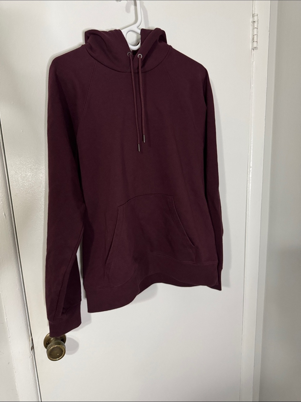 Everlane Men’s Medium Deep Wine Pullover Hoodie